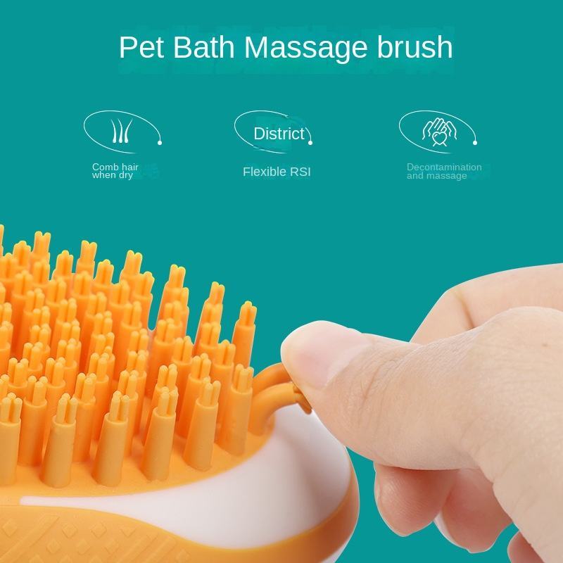 2-in-1 Pet SPA Silicone Massage Comb