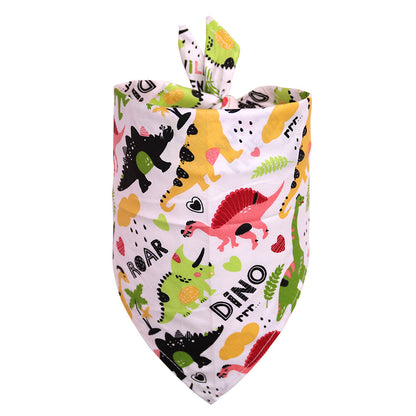 Pet Triangle Scarf Cotton Dog Saliva Scarf