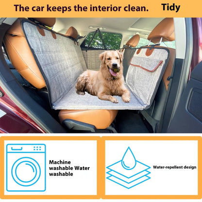 Widened Support Plate Car Dog Bed Rear Seat Pet Pad