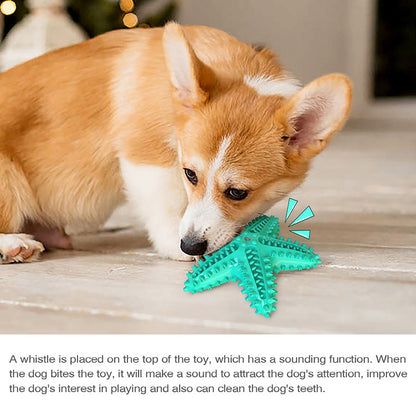 Sea Star Shaped Dog Toothbrush Toy