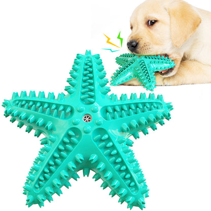 Sea Star Shaped Dog Toothbrush Toy