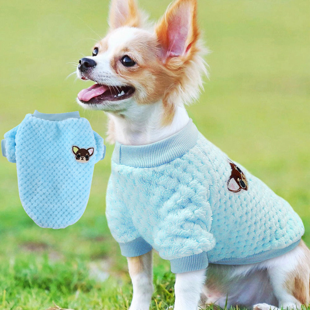 Knitted Pup Sweater