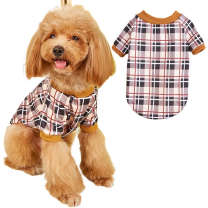 Plaid Patchwork Pet Hoodies