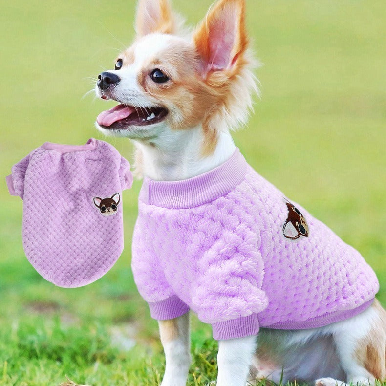 Knitted Pup Sweater