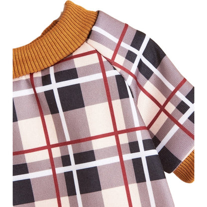 Plaid Patchwork Pet Hoodies