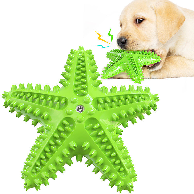 Sea Star Shaped Dog Toothbrush Toy