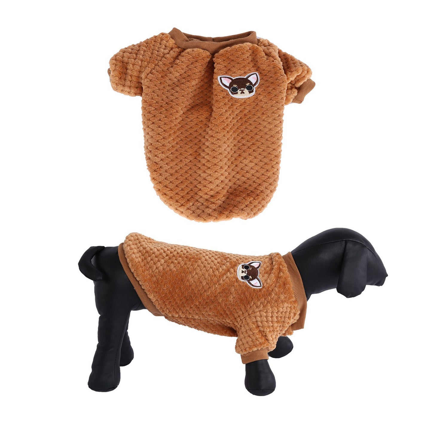 Knitted Pup Sweater