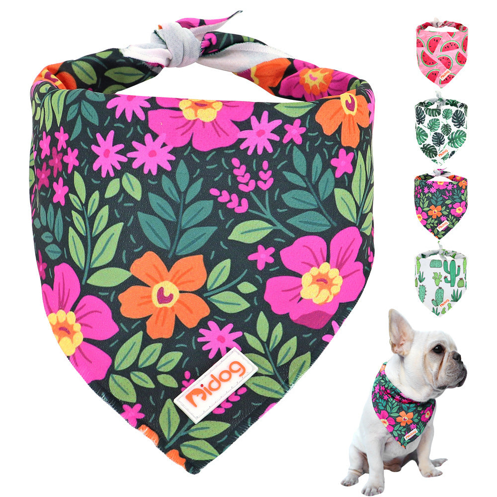 Fashion Soft Cotton Dog Scarf